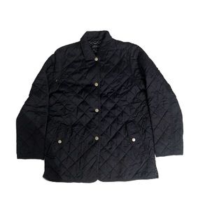Jones New York Signature Women Navy Blue Quilted Jacket